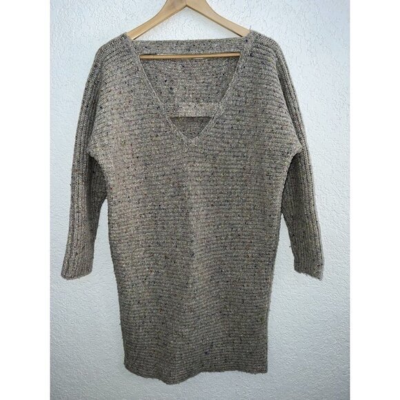 REBECCA Minkoff Extra Fine Merino Wool Knit Dress Sweater Small (C1) - Picture 10 of 11